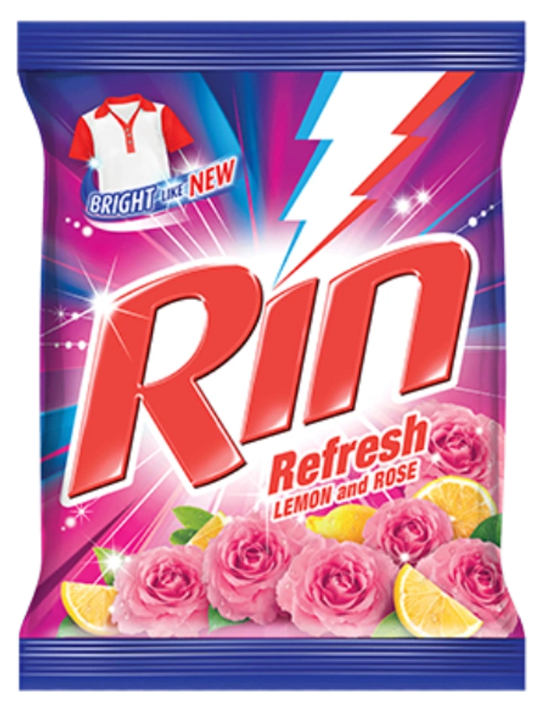 Rin Advanced Powder Refresh Lemon and Rose - 500g Detergent Powder 500 - 